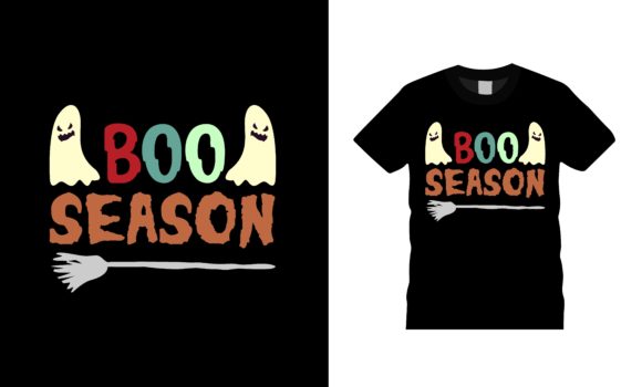 Boo Season Halloween T-shirt Design Review