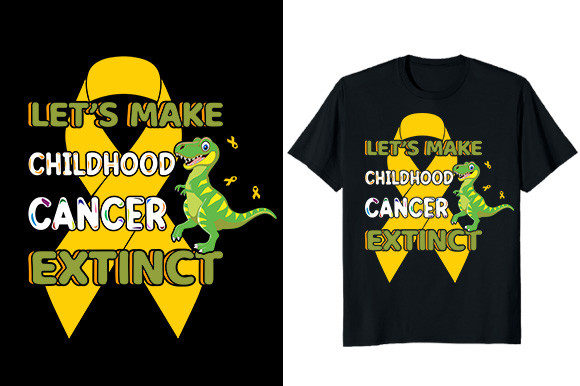 Childhood Cancer Extinct Dinosaur Tshirt Review