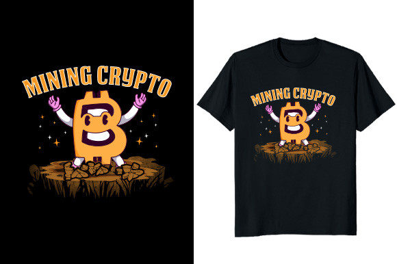 Mining Crypto Bitcoin T-shirt Design Review