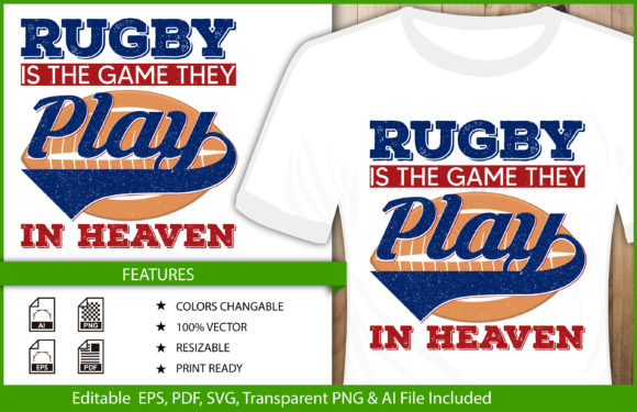 T-shirt Design Rugby Game Play Heaven Review