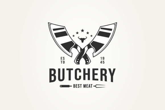 Vintage Butchery Shop Logo Design Review