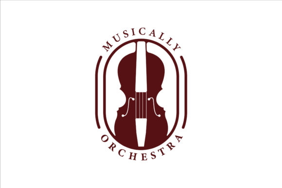 Violin or Cello Logo Vintage Vector Review for Real Embroidery