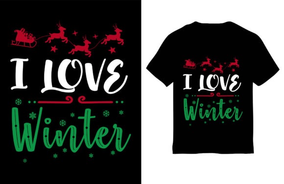 Winter T-shirt Design, I Love Winter Review